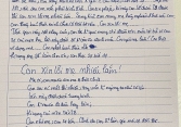 Bức thư xót xa 1 nữ sinh gửi mẹ: 'Mẹ ơi con rất sợ… Con không ăn nổi cơm. Chỉ còn một tia hi vọng mong manh'