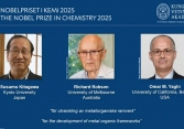 Bộ ba nhà khoa học đoạt giải Nobel Hóa học 2025 nhờ công trình về vật liệu “túi xách của phù thủy Hermione”