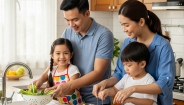 Cha mẹ dạy con thiết lập nền tảng cho một cuộc sống khỏe mạnh