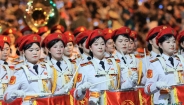 Tổng hợp luyện diễu binh, diễu hành tại Quảng trường Ba Đình chuẩn bị cho ngày lễ trọng đại
