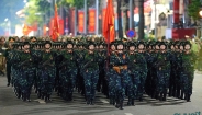 Hơn 16.300 quân nhân và hàng trăm khí tài tham gia tổng hợp luyện diễu binh lần hai