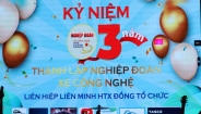 Nghiệp đoàn Xe Công nghệ kỷ niệm 3 năm thành lập: Điểm tựa cho lao động công nghệ