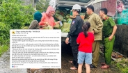 Thông báo của Công an Đắk Lắk gửi tới người dân khi nhận quà hỗ trợ mưa lũ gây 'bão' mạng