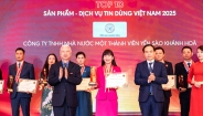 Yến đảo thiên nhiên Khánh Hòa vào Top 10 Thương hiệu Sản phẩm – Dịch vụ Tin dùng Việt Nam 2025