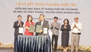 Chuỗi sự kiện phát triển đại dương xanh tại Khánh Hòa, Đại học Kinh tế TPHCM ký kết 6 hợp tác quan trọng.