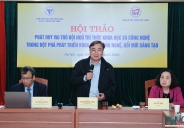 Phát huy vai trò đội ngũ trí thức khoa học và công nghệ trong đột phá phát triển khoa học, công nghệ và đổi mới sáng tạo