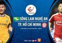 Lịch thi đấu bóng đá hôm nay 8/4: TP.HCM - Sông Lam Nghệ An