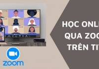 Cách học online qua ứng dụng Zoom kết nối với tivi chiếu nội dung lên màn hình lớn