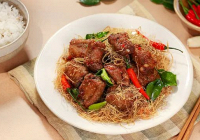 Món ngon mỗi ngày: Sườn non xào chanh sả
