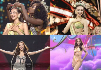 Thùy Tiên ở Chung kết Miss Grand International 2021