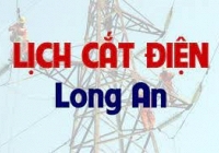 Lịch cúp điện Long An từ ngày 23/1 đến 29/1/2022