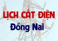 Lịch cúp điện Đồng Nai từ ngày 6/3-12/3/2022