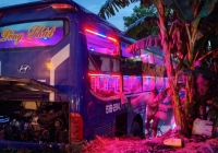 Hành khách trộm điện thoại tài xế, giật vô lăng khiến xe giường nằm lao xuống kênh