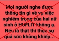 Vụ tin đồn nữ sinh viên HUFLIT bị xâm hại: Clip khóc, la hét tại trường quân sự đã bị cắt ghép dàn dựng