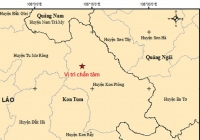 Sáng nay lại xảy ra động đất ở Kon Tum, Quảng Ngãi