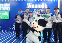 Vinamilk tiếp sức 'chiến binh nhí' trên sân chơi Robotacon WRO 2023