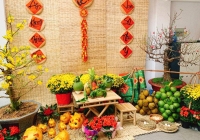 Mẫu trang trí tiểu cảnh ngày Tết đầy ấn tượng và hoài cổ