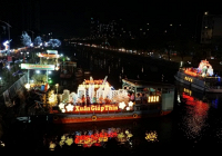 Khai mạc Chợ hoa Xuân 'Trên bến dưới thuyền'