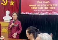 Giao lưu các thế hệ nữ trí thức trưởng thành cùng Thủ đô