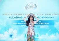Nữ sinh Đại học Nguyễn Tất Thành đại diện Việt Nam tại Miss Environment International 2025