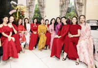 Dàn Hoa hậu - Á hậu diện áo dài đọ sắc bất phân thắng bại đầu năm mới, Tiểu Vy - Phương Nhi vắng mặt gây tò mò