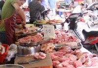 Giá thịt heo giảm nhẹ tại chợ lẻ