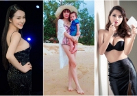 Nhan sắc xinh đẹp gợi cảm của 3 bà xã hot girl đông con của sao Việt