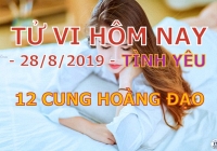 Tử vi tình yêu 12 cung hoàng đạo 28/8/2019: Song Tử đang gặp bão, Xử Nữ hạnh phúc