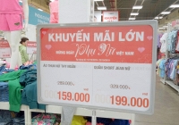 Siêu thị tràn ngập chương trình khuyến mãi ngày Phụ nữ Việt Nam 20/10
