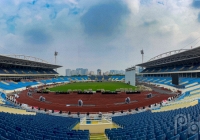 Gấp rút hoàn thiện các hạng mục trên sân Mỹ Đình trước lễ khai mạc SEA Games 31