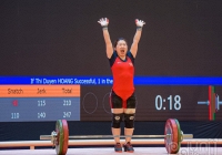 Hoàng Thị Duyên phá kỷ lục SEA Games, bảo vệ thành công HCV nội dung cử giật