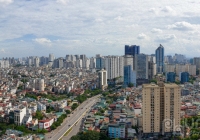 Cảnh ngẩng mặt là thấy cao ốc ở nơi ngột ngạt nhất Hà Nội