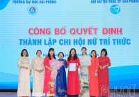 Thành lập Chi hội Nữ trí thức Trường Đại học Hải Phòng