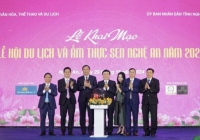 Khai mạc lễ hội du lịch và ẩm thực Sen năm 2024 tại Nghệ An