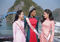 Top 3 Miss Charm 2024 quảng bá du lịch Hạ Long 