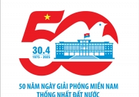 Công bố Logo Kỷ niệm 50 năm Giải phóng miền Nam thống nhất đất nước