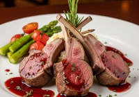 Sườn cừu sốt vang đỏ, món Âu được ưa chuộng trong bàn tiệc Việt