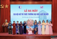 Ra mắt Chi hội Nữ trí thức Trường Đại học Luật Hà Nội: Lan tỏa tri thức, kết nối và phát triển