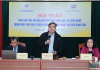 Phát huy vai trò đội ngũ trí thức khoa học và công nghệ trong đột phá phát triển khoa học, công nghệ và đổi mới sáng tạo