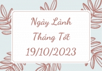 Xem ngày lành tháng tốt 19/10/2023: Mọi việc khởi tạo đều dễ thành, nhất là liên quan đến học vấn thi cử