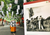 Tái hiện không gian Hà Nội năm 1954 trên phố bích họa Phùng Hưng