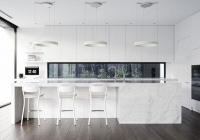 9 mẫu thiết kế phòng bếp trắng tinh với phong cách hiện đại và tinh tế