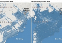 Năm 2050: Miền Nam Việt Nam sẽ gần như ngập dưới nước ở đỉnh triều