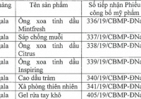 Thu hồi 7 sản phẩm mỹ phẩm nhãn hàng Mangala