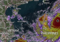 Bão số 6 đang chuyển hướng đổ bộ vào đất liền 