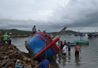 Bão số 6: Đảo Lý Sơn phải trữ lương thực cho 15 ngày