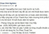 Mạo danh chùa Vĩnh Nghiêm kêu gọi giúp đỡ bệnh nhân...ảo