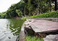 Hà Nội xem xét việc thay kè đá bằng kè bê tông quanh Hồ Gươm