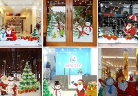 Hốt bạc nhờ vẽ ông già Noel trên kính