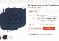 Nguyên liệu làm pháo bán tràn lan trên mạng